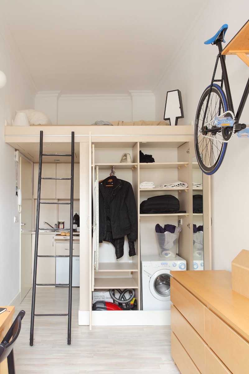 design small home Ngỡ ngàng với căn hộ đa chức năng chỉ 13m2 tại Ba Lan