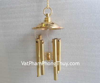 Chuông gió đồng 1 tầng 6 ống nhỏ D162